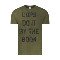 Vintage Olive cops do it by the book 1988, halloween Vintage Tee - DesigneFamous