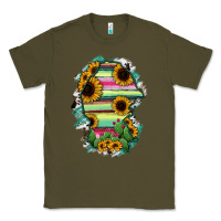 Army Green Coahuila State Of Mexico Map Classic Tee - RanaPortraitStore