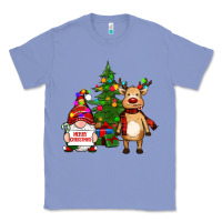 Colony Blue merry christmas gnomes, reindeer Classic Tee - RanaPortraitStore