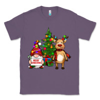 Lavender merry christmas gnomes, reindeer Classic Tee - RanaPortraitStore