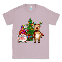 Lilac merry christmas gnomes, reindeer Classic Tee - RanaPortraitStore