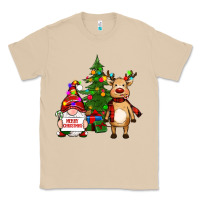 Mushroom merry christmas gnomes, reindeer Classic Tee - RanaPortraitStore