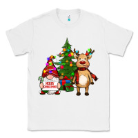 White merry christmas gnomes, reindeer Classic Tee - RanaPortraitStore