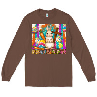 Chestnut easter day rabbit Long Sleeve Tee - TumblerDesignByShophia