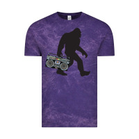 Cloud Purple bigfoot beatbox boom box retro   bigfoot boom box Vintage Tee - DesigneFamous