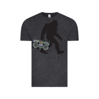 Vintage Black bigfoot beatbox boom box retro   bigfoot boom box Vintage Tee - DesigneFamous