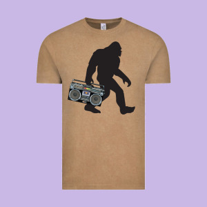 Bigfoot Beatbox Boom Box Retro   Bigfoot Boom Box Vintage Tee Designed By Designefamous
