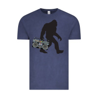 Vintage Denim bigfoot beatbox boom box retro   bigfoot boom box Vintage Tee - DesigneFamous