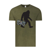 Vintage Olive bigfoot beatbox boom box retro   bigfoot boom box Vintage Tee - DesigneFamous