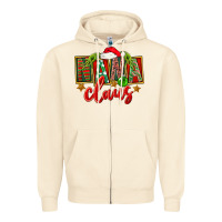 Sandshell christmas nana claus Zipper Hoodie - FaDigitalArtStudio