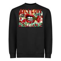Black Self love is the best love Heavyweight Sweatshirt - FaDigitalArtStudio