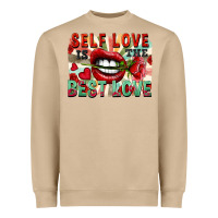 Self Love Is The Best Love Heavyweight Sweatshirt | Teevron