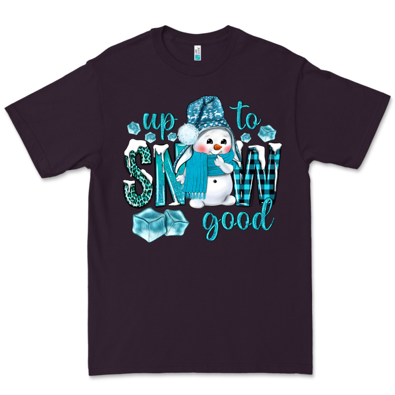 Up To Snow Good And Cute Snowman Premium Tee by BundleAndBundleShop | Teevron
