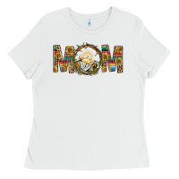 White Western Mom With Baby Jesus Ladies Tee - BundleAndBundleShop