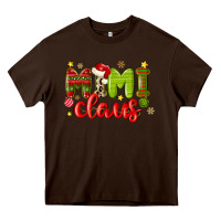 Chocolate Brown mimi claus Heavy Core Tee - MaliasSmallBusiness