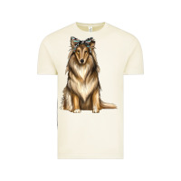 Vintage Arctic collie with bandanna Vintage Tee - texasbilliewilder