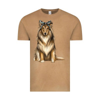 Vintage Camel collie with bandanna Vintage Tee - texasbilliewilder