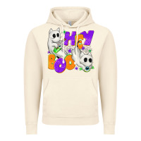 Vintage Artic Hey Boo with Ghost Cats Vintage Hoodie - texasbilliewilder