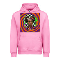 Fuchsia Pink halloween african girl Urban Hoodie - BarkalooDesign