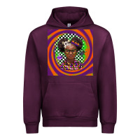 Mauve Wine halloween african girl Urban Hoodie - BarkalooDesign