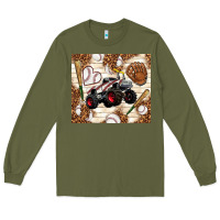 Army Green baseball crusher Long Sleeve Tee - TumblerDesignByShophia