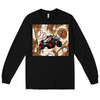 Black baseball crusher Long Sleeve Tee - TumblerDesignByShophia