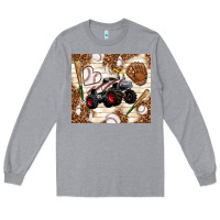 Heather Grey baseball crusher Long Sleeve Tee - TumblerDesignByShophia