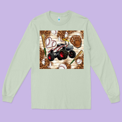 Baseball Crusher Long Sleeve Tee Designed By Tumblerdesignbyshophia