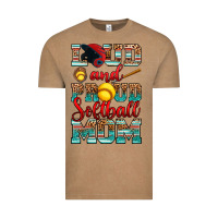 Vintage Coffee loud and proud softball mom Vintage Tee - RanaPortraitStore