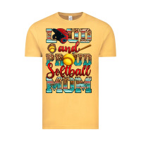 Vintage Mustard loud and proud softball mom Vintage Tee - RanaPortraitStore