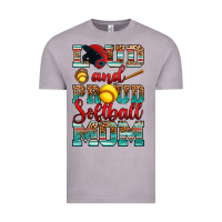 Vintage Zinc loud and proud softball mom Vintage Tee - RanaPortraitStore