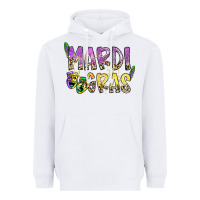 White mardi gras Heavyweight Hoodie - SublimationCraftShop