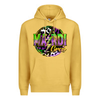 Antique Gold mardi gras lightning Premium Hoodie - FaDigitalArtStudio
