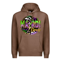 Chestnut mardi gras lightning Premium Hoodie - FaDigitalArtStudio