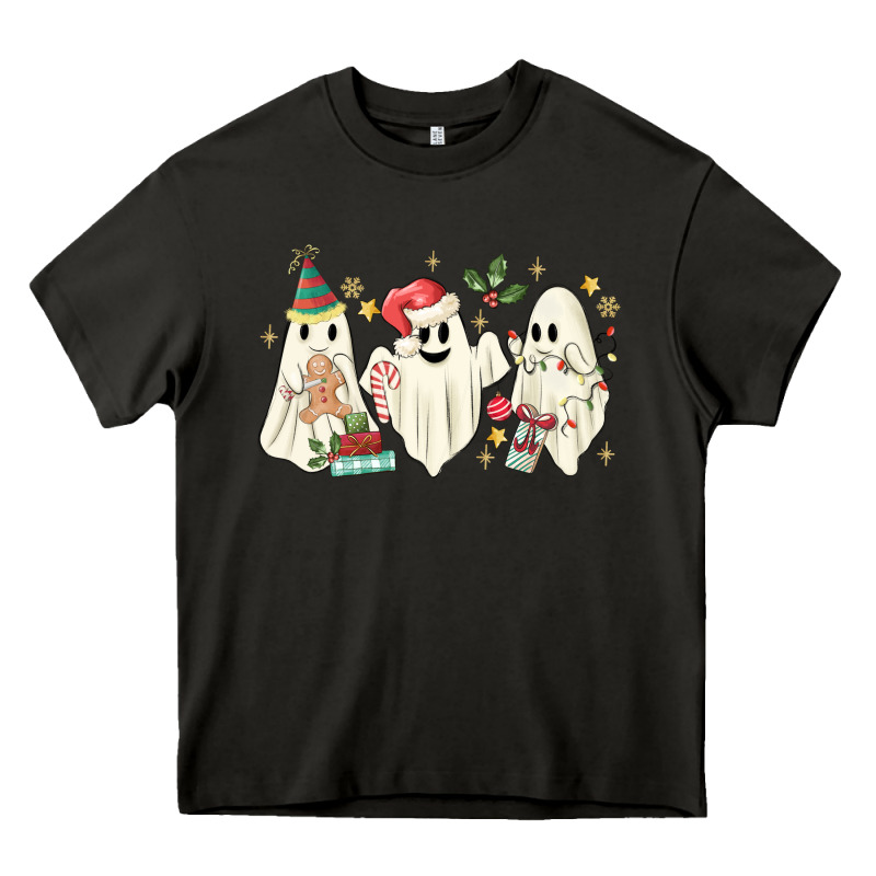 Christmas Ghosts Heavy Core Tee by MaliasSmallBusiness | Teevron