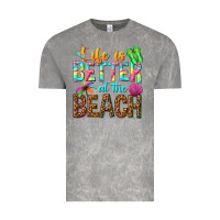 Cloud Rock Life is better at the beach Vintage Tee - NancyCooperArtShop
