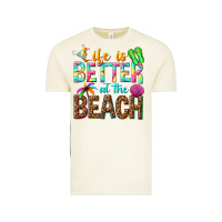 Vintage Arctic Life is better at the beach Vintage Tee - NancyCooperArtShop