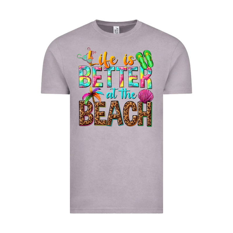 Life Is Better At The Beach Vintage Tee by NancyCooperArtShop | Teevron