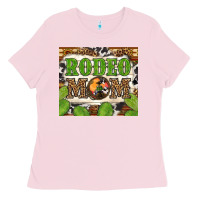 Bubblegum Pink Western Rodeo Mom Tumbler Ladies Tee - BundleAndBundleShop