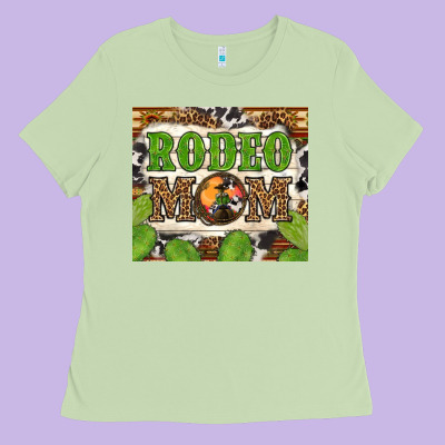 Western Rodeo Mom Tumbler Ladies Tee Designed By Bundleandbundleshop