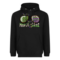 Black mardi gras Heavyweight Hoodie - SublimationCraftShop