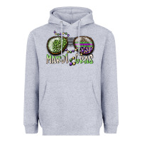 Heather Grey mardi gras Heavyweight Hoodie - SublimationCraftShop