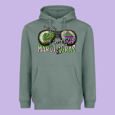Mardi Gras Heavyweight Hoodie Designed By Sublimationcraftshop