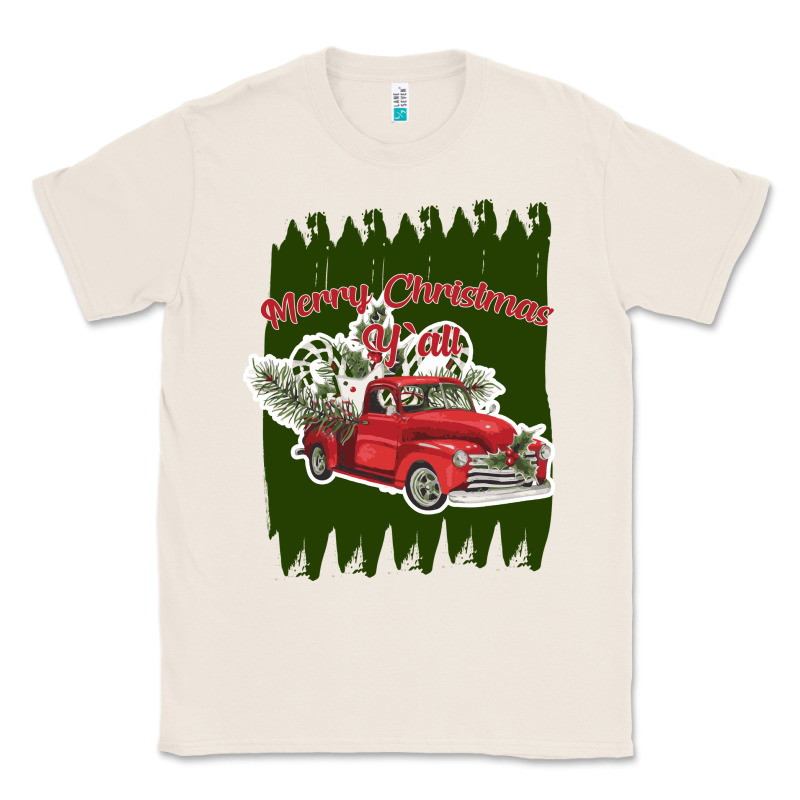 Merry Christmas Y'all Truck Classic Tee by Bettercallsaul | Teevron
