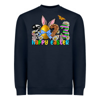 Navy Easter Day 2023 Happy Easter Heavyweight Sweatshirt - OliviaCreatesArt