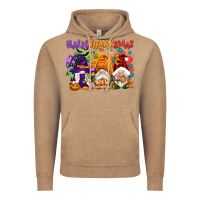 Vintage Coffee Hallothanksmas gnomes Vintage Hoodie - NancyCooperArtShop