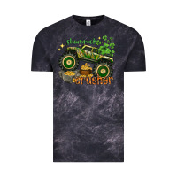 Cloud Black shamrock crusher Vintage Tee - NancyCooperArtShop