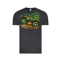 Vintage Black shamrock crusher Vintage Tee - NancyCooperArtShop
