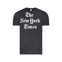 Vintage Black new york times Vintage Tee - DesigneFamous