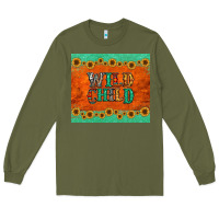 Army Green western wild child Long Sleeve Tee - Jasminsmagicworld